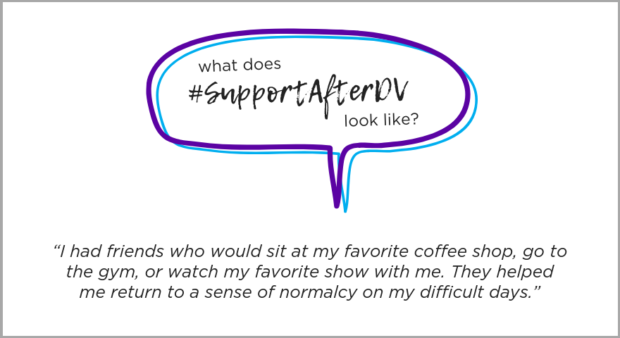 #SupportAfterDV