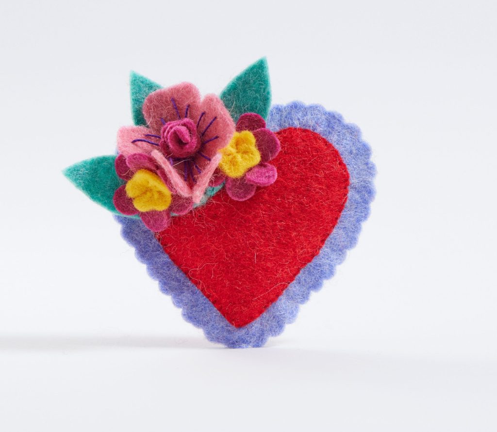 All My Love Deep Red Heart Ornament