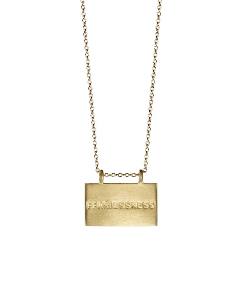 JHF Fearless Pendant | 10K Gold