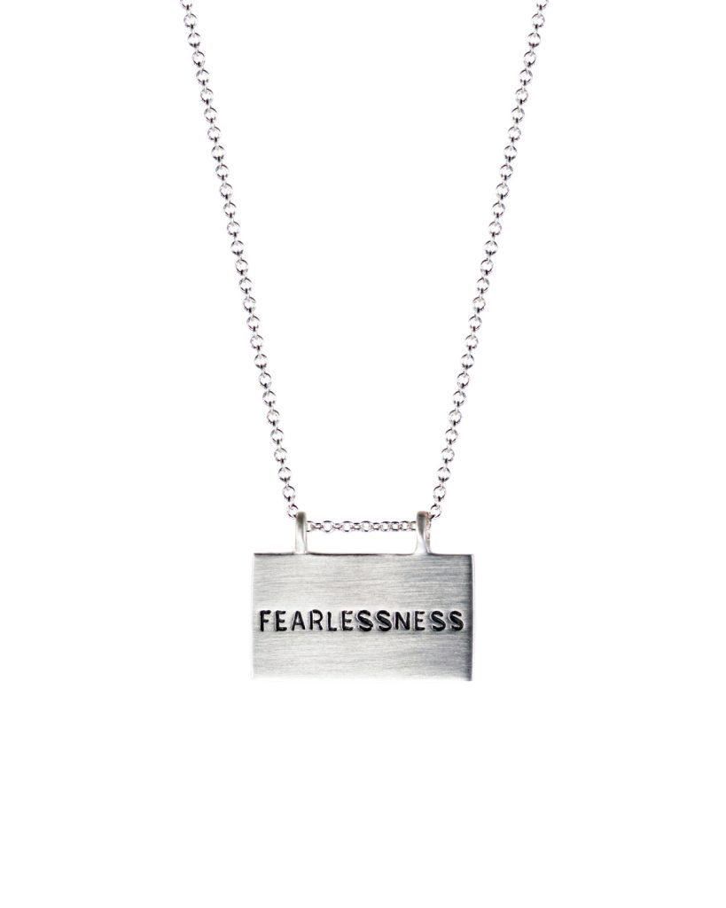 JHF Fearless Pendant | Sterling Silver