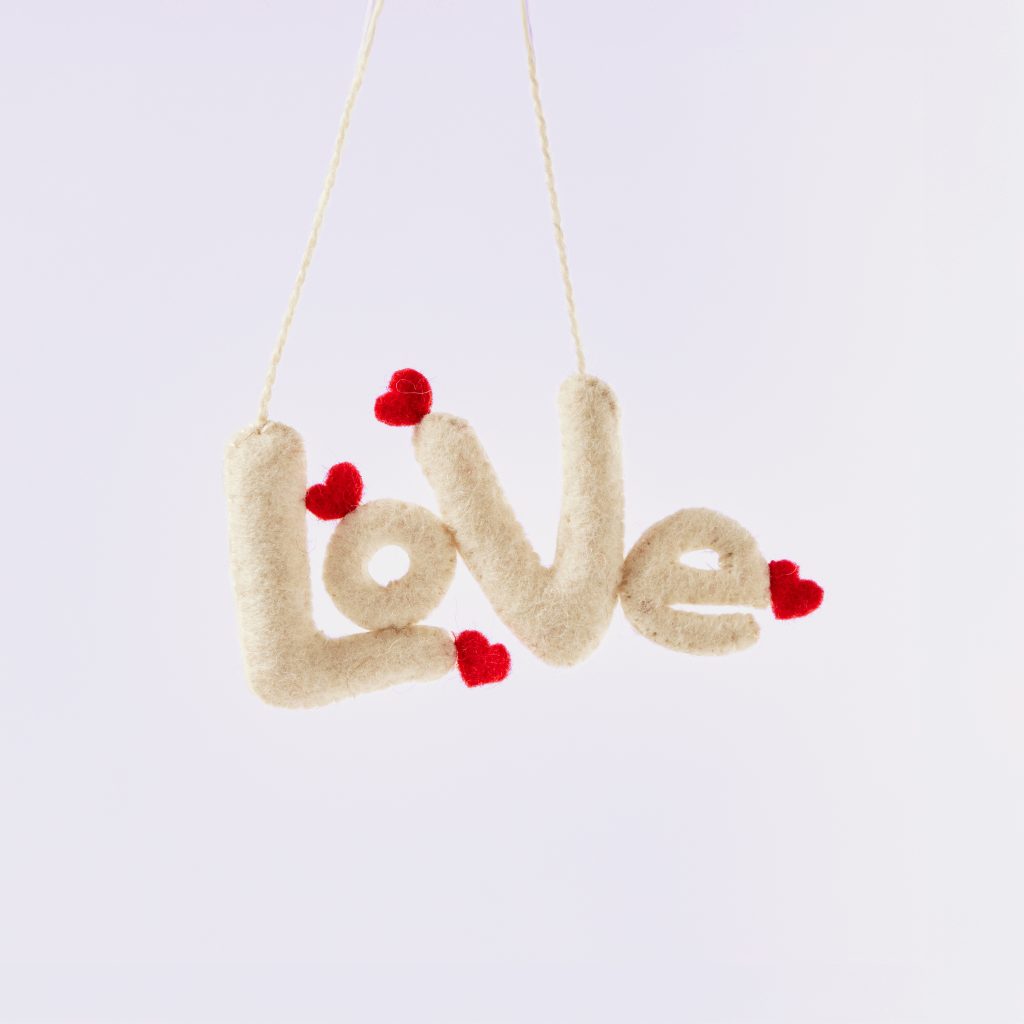 Love Word Ornament