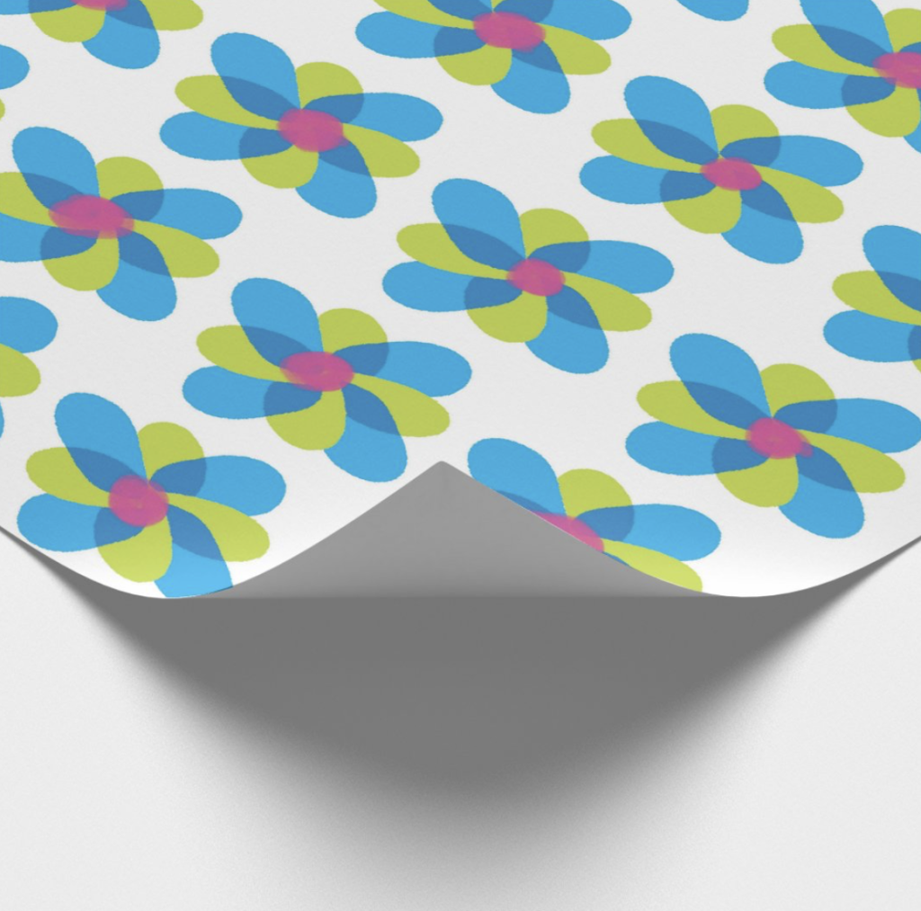 Joyful Heart Wrapping Paper | Flowers