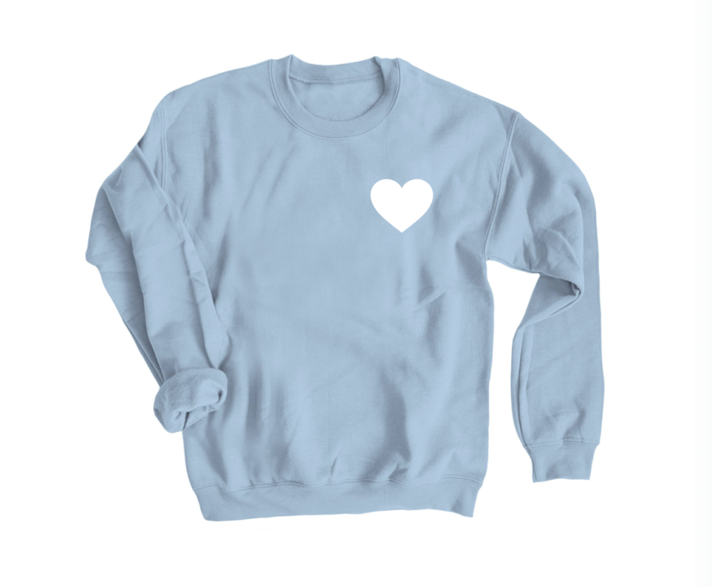 Simple Heart Crewneck Sweatshirt