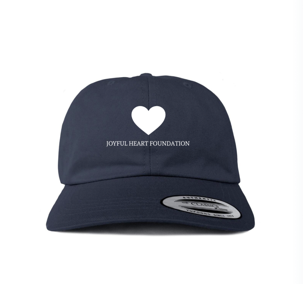 White Heart Hat