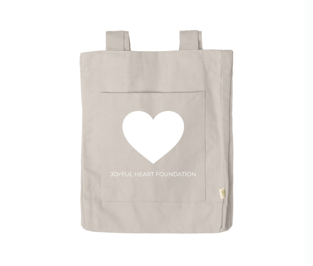 White Heart Tote Bag